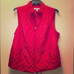 Red Zippered Vest